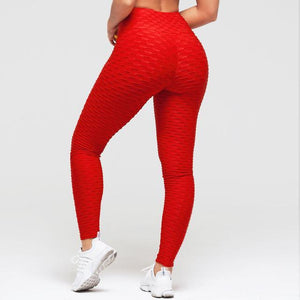 Booty Lifting Anti Cellulite Scrunch Leggings Without Pocket - MISSCLAUS