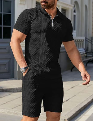 Fashion Personality Men's Shorts Casual Two - piece Suit - MISSCLAUS