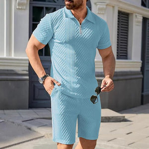Fashion Personality Men's Shorts Casual Two - piece Suit - MISSCLAUS