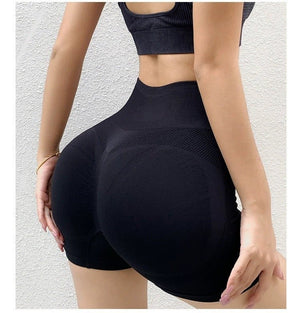 Fitness Yoga Shorts Pants Butt Lifting Seamless Leggings Women Gym - MISSCLAUS