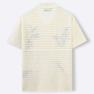 Men's Embroidery Knitwear Summer Short Sleeve Shirt - MISSCLAUS