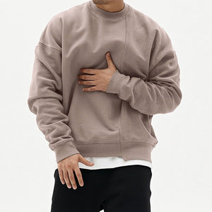 Pullover Round Neck Sweater Loose Men Clothes - MISSCLAUS