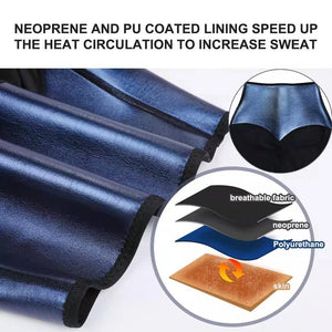 Slimming Pants Waist Trainer Shapewear Tummy Hot Thermo Sweat Leggings Fitness Workout Sweat Sauna Pants Body Shaper - MISSCLAUS