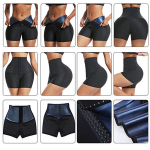 Slimming Pants Waist Trainer Shapewear Tummy Hot Thermo Sweat Leggings Fitness Workout Sweat Sauna Pants Body Shaper - MISSCLAUS