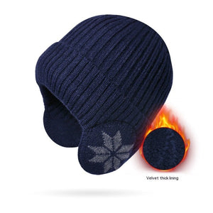 Thermal Knitting Woolen Cap Men's Fleece - lined Thickened Winter Trending Products - MISSCLAUS