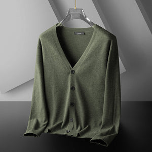 Thin Trendy Casual Outdoor Cotton Knitwear Black Sweater - MISSCLAUS