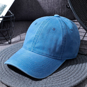 Washed Baseball Caps For Men And Women Outdoor Distressed Sun Hats Simple Caps - MISSCLAUS