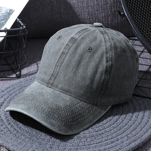 Washed Baseball Caps For Men And Women Outdoor Distressed Sun Hats Simple Caps - MISSCLAUS