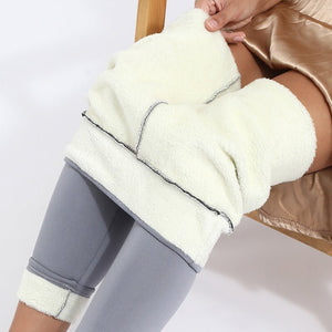 Winter Leggings Warm Thick High Stretch Lamb Cashmere Leggins Skinny Fitness Woman Pants - MISSCLAUS