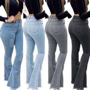 Women Fashion Elastic Ladies Jeans Pants - MISSCLAUS