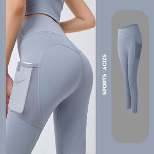 Yoga Pants Women With Pocket Leggings Sport Girl Gym Leggings Women Tummy Control Jogging Tights Female Fitness Pants - MISSCLAUS
