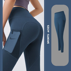 Yoga Pants Women With Pocket Leggings Sport Girl Gym Leggings Women Tummy Control Jogging Tights Female Fitness Pants - MISSCLAUS