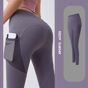 Yoga Pants Women With Pocket Leggings Sport Girl Gym Leggings Women Tummy Control Jogging Tights Female Fitness Pants - MISSCLAUS