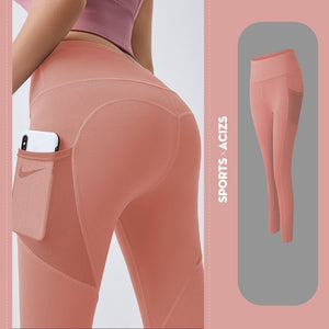 Yoga Pants Women With Pocket Leggings Sport Girl Gym Leggings Women Tummy Control Jogging Tights Female Fitness Pants - MISSCLAUS