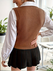 Sweater Vest Cardigan