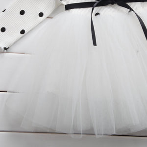 Baby Girls Spring Winter Long Sleeve Tutu Lace Dresses Infantil Newborn 1st Birthday Party Clothes Christening Gown Casual Wear - MISSCLAUS