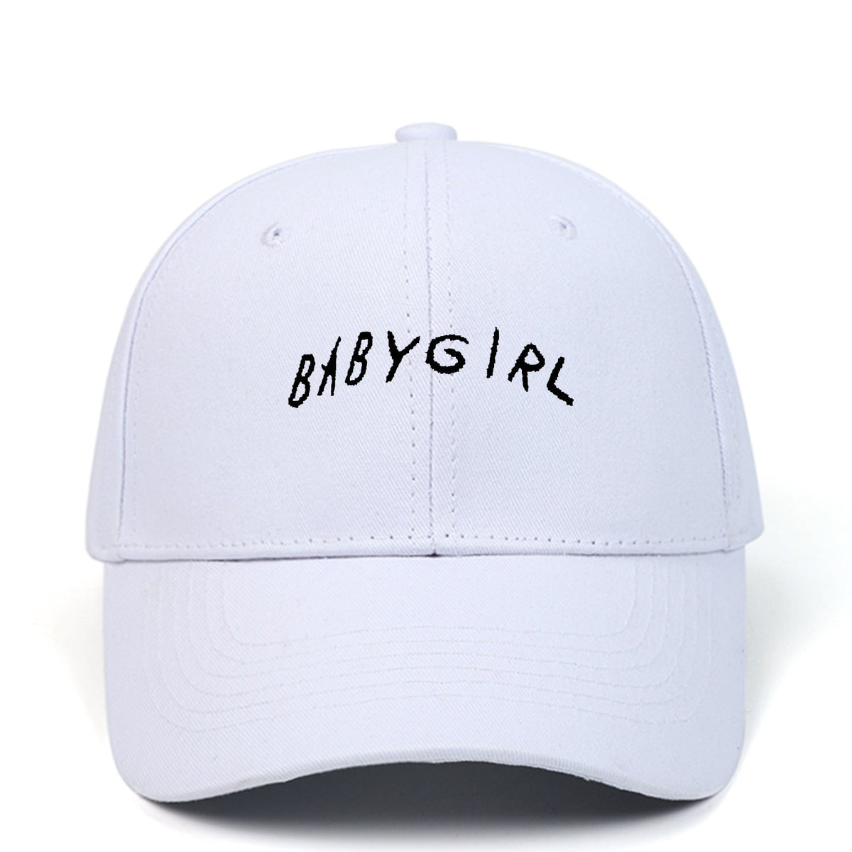 BABYGIRL Letter Embroidered Baseball Cap Spring New Product Cap Outdoor Sports Sun Visor - MISSCLAUS