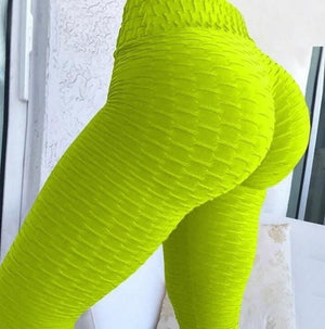 Booty Lifting Anti Cellulite Scrunch Leggings Without Pocket - MISSCLAUS