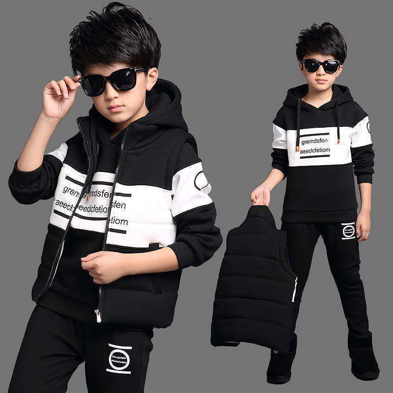 Boys Clothes Sport Suit Casual Boys Clothing 3ps Sets - MISSCLAUS