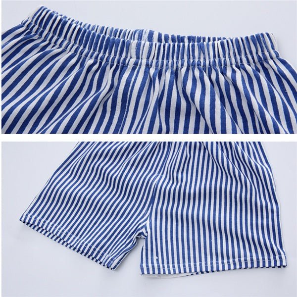 Cartoon Clothing Baby Boy Summer Clothes T-shirt Baby Girl Casual Clothing Sets - MISSCLAUS