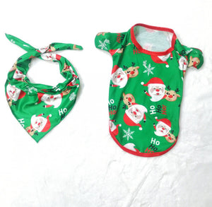 Christmas Pajamas For Family Matching Family Christmas PJs Sets Santa Claus Printed Top Sleepwear - MISSCLAUS