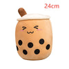 Cute Fruit Drink Plush Stuffed Soft Strawberry Milk Tea Plush Boba Tea Cup Toy Bubble Tea Pillow Cushion Kids Gift - MISSCLAUS