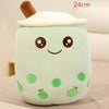 Cute Fruit Drink Plush Stuffed Soft Strawberry Milk Tea Plush Boba Tea Cup Toy Bubble Tea Pillow Cushion Kids Gift - MISSCLAUS