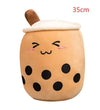 Cute Fruit Drink Plush Stuffed Soft Strawberry Milk Tea Plush Boba Tea Cup Toy Bubble Tea Pillow Cushion Kids Gift - MISSCLAUS