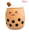 Cute Fruit Drink Plush Stuffed Soft Strawberry Milk Tea Plush Boba Tea Cup Toy Bubble Tea Pillow Cushion Kids Gift - MISSCLAUS