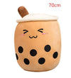 Cute Fruit Drink Plush Stuffed Soft Strawberry Milk Tea Plush Boba Tea Cup Toy Bubble Tea Pillow Cushion Kids Gift - MISSCLAUS