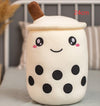 Cute Fruit Drink Plush Stuffed Soft Strawberry Milk Tea Plush Boba Tea Cup Toy Bubble Tea Pillow Cushion Kids Gift - MISSCLAUS