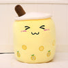Cute Fruit Drink Plush Stuffed Soft Strawberry Milk Tea Plush Boba Tea Cup Toy Bubble Tea Pillow Cushion Kids Gift - MISSCLAUS