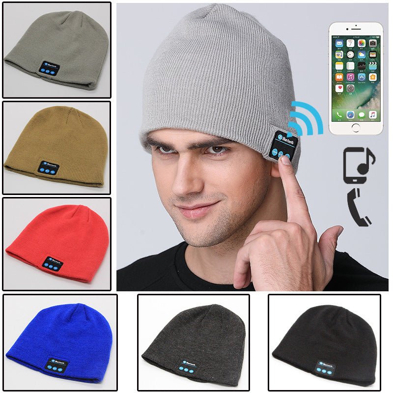 European And American Outdoor Wireless Headset Knitted Hat Multifunctional Music Hat - MISSCLAUS