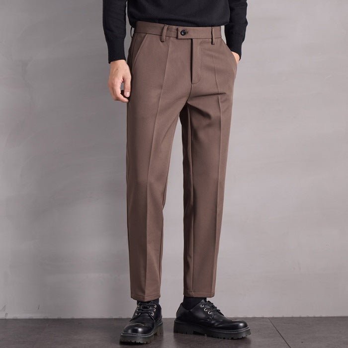 Fall Winter Men Straight Casual Pants - MISSCLAUS