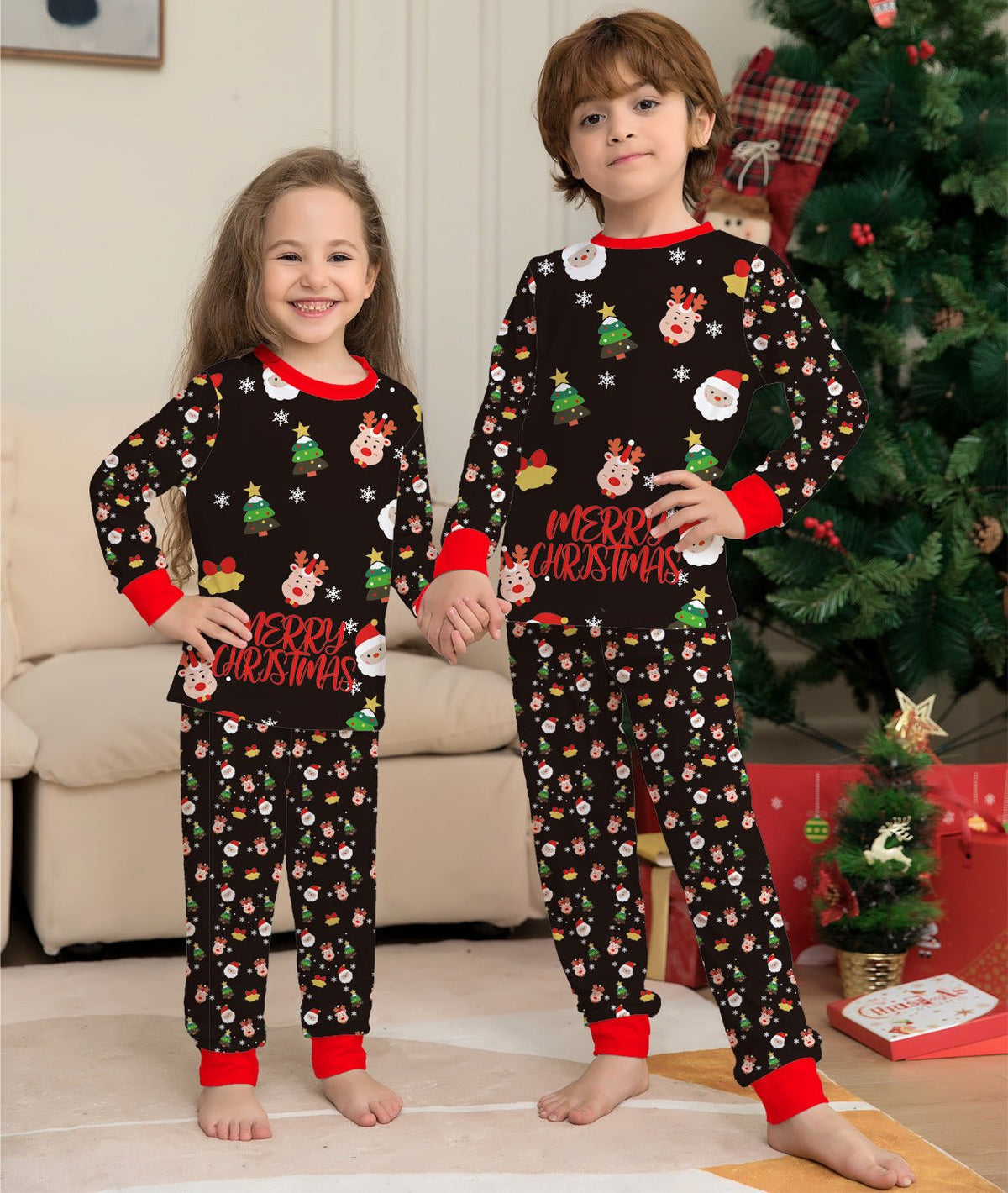 Family Christmas Matching Pajamas Set Christmas Pajamas For Family Christmas PJS Xmas Sleepwear - MISSCLAUS