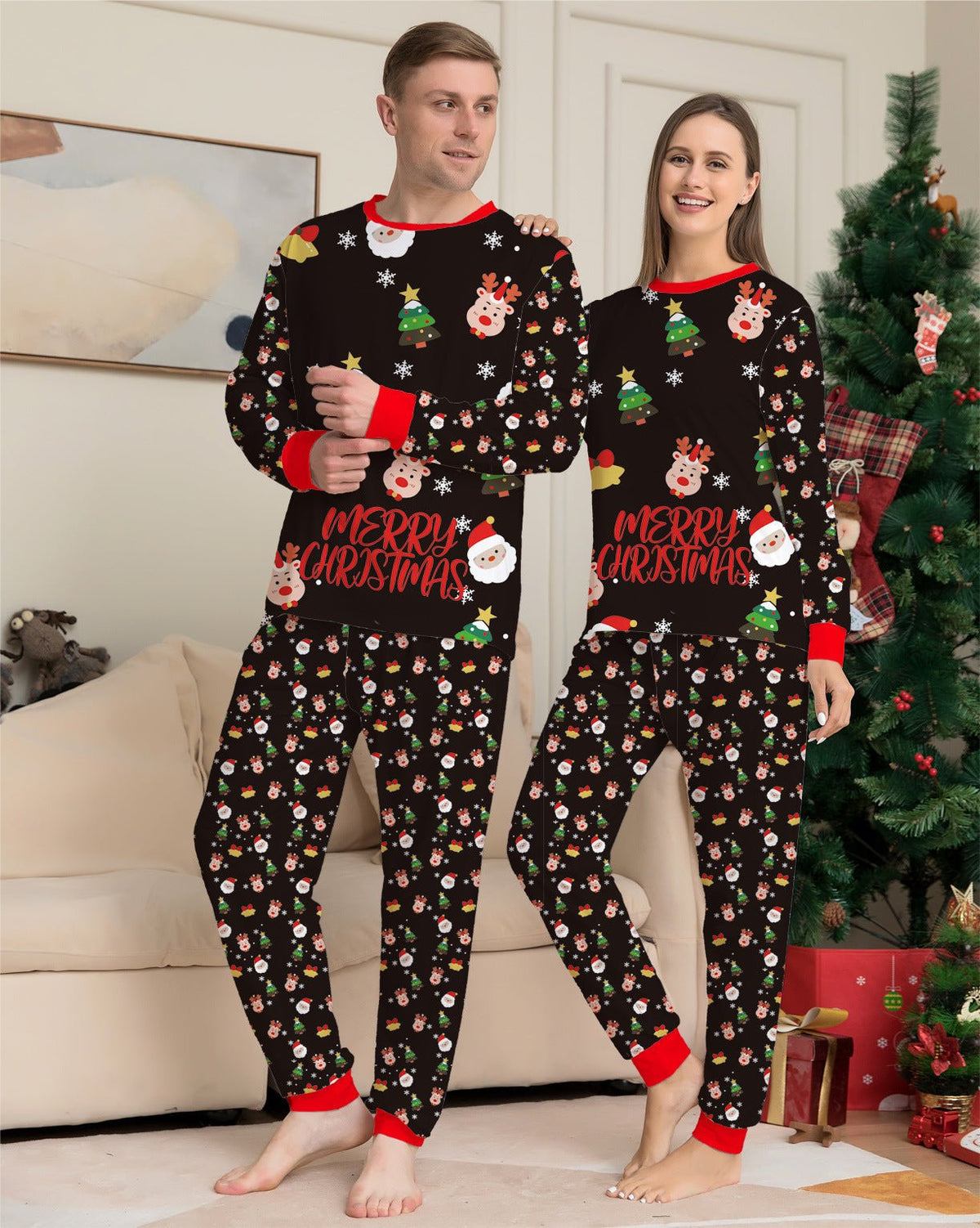 Family Christmas Matching Pajamas Set Christmas Pajamas For Family Christmas PJS Xmas Sleepwear - MISSCLAUS