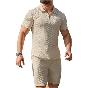 Fashion Personality Men's Shorts Casual Two - piece Suit - MISSCLAUS