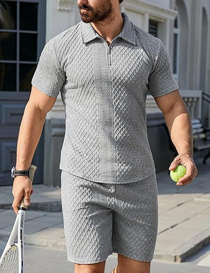 Fashion Personality Men's Shorts Casual Two - piece Suit - MISSCLAUS