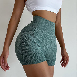 Fitness Yoga Shorts Pants Butt Lifting Seamless Leggings Women Gym - MISSCLAUS