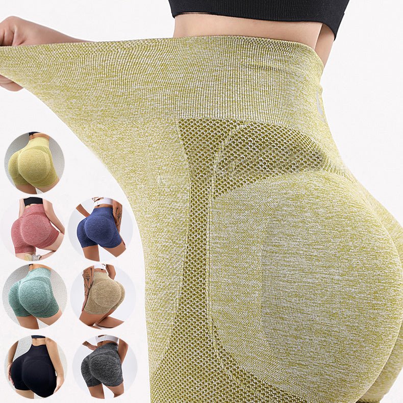 Fitness Yoga Shorts Pants Butt Lifting Seamless Leggings Women Gym - MISSCLAUS