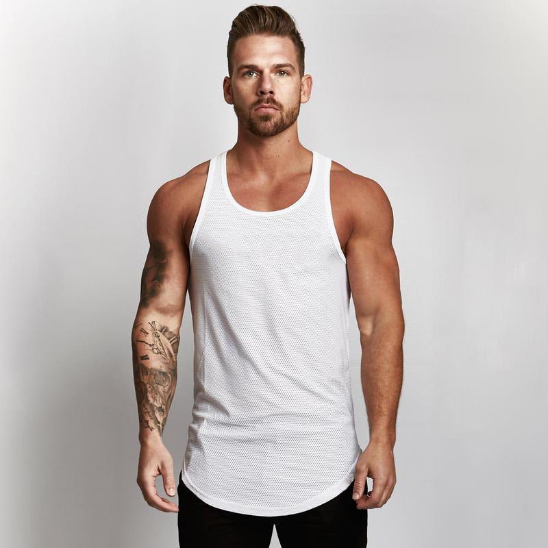 gym clothes tank top sportswear vest men - MISSCLAUS