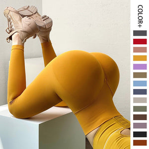 Hip Lifting Fitness Leggings Tummy Control Workout Running Gym Yoga Pants For Women - MISSCLAUS