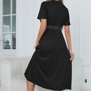 Ladies Fashion Summer New Solid Color Dress - MISSCLAUS