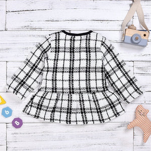 Long - sleeved Dresses Two - piece Children's Baby Small Incense Wind Suit - MISSCLAUS