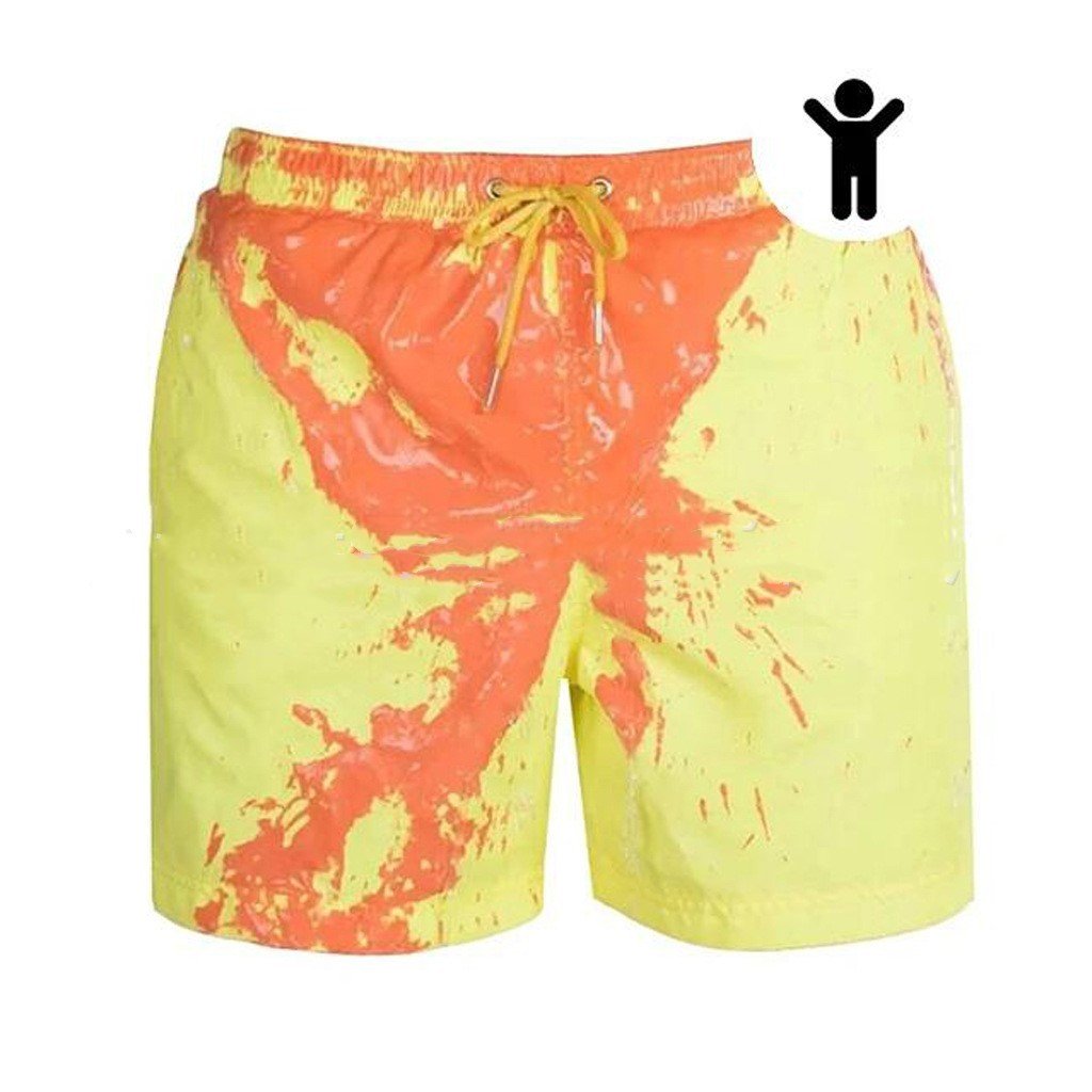 Magical Change Color Beach Shorts Summer Men Swimming Trunks Swimwear Swimsuit Quick Dry bathing shorts Beach Pant - MISSCLAUS