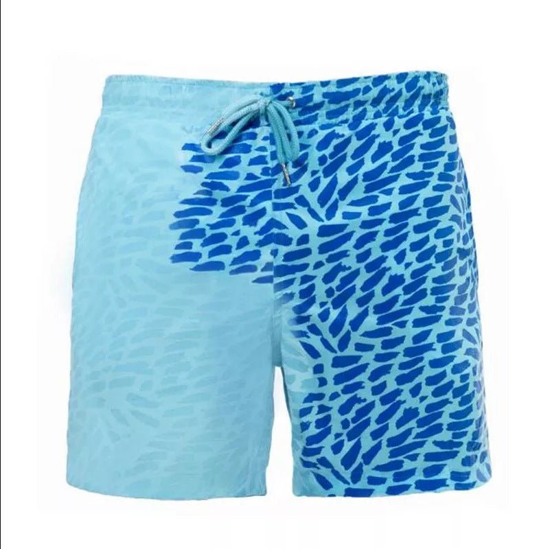 Magical Change Color Beach Shorts Summer Men Swimming Trunks Swimwear Swimsuit Quick Dry bathing shorts Beach Pant - MISSCLAUS