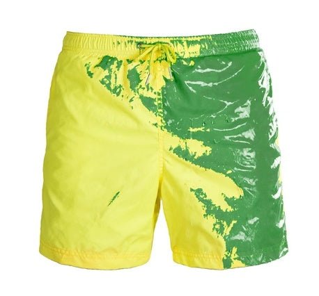 Magical Change Color Beach Shorts Summer Men Swimming Trunks Swimwear Swimsuit Quick Dry bathing shorts Beach Pant - MISSCLAUS