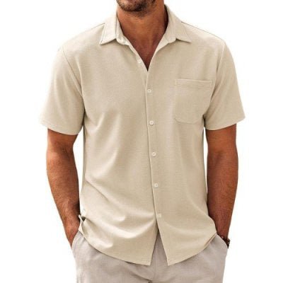 Men&#39;s Cardigan Plus Size Short Sleeve - MISSCLAUS