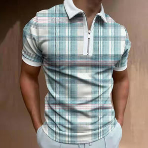 Men's Polo Shirt Men Solid Polo Shirts Brand Men Short - Sleeved Shirt Summer Shirt Man Clothing - MISSCLAUS
