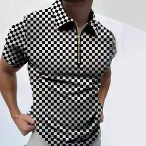 Men's Polo Shirt Men Solid Polo Shirts Brand Men Short - Sleeved Shirt Summer Shirt Man Clothing - MISSCLAUS